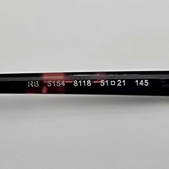 Ray-Ban RB5154 8118 Clubmaster Pink Havana Rose Gold Eyeglasses Frame 51-21-145 - Picture 7 of 12